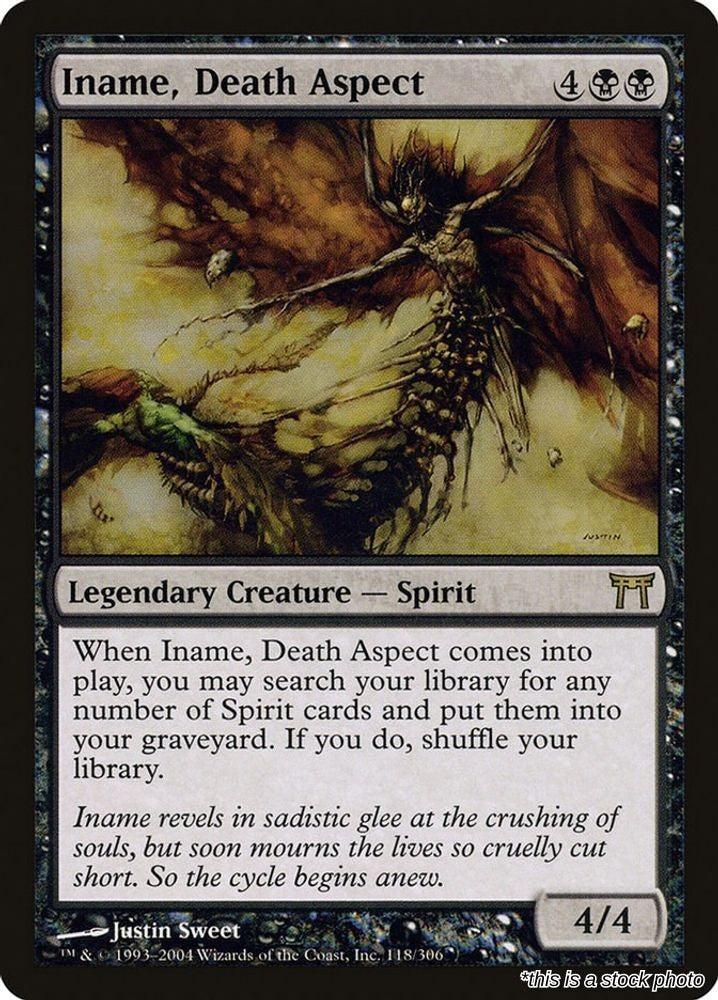 Iname, Death Aspect