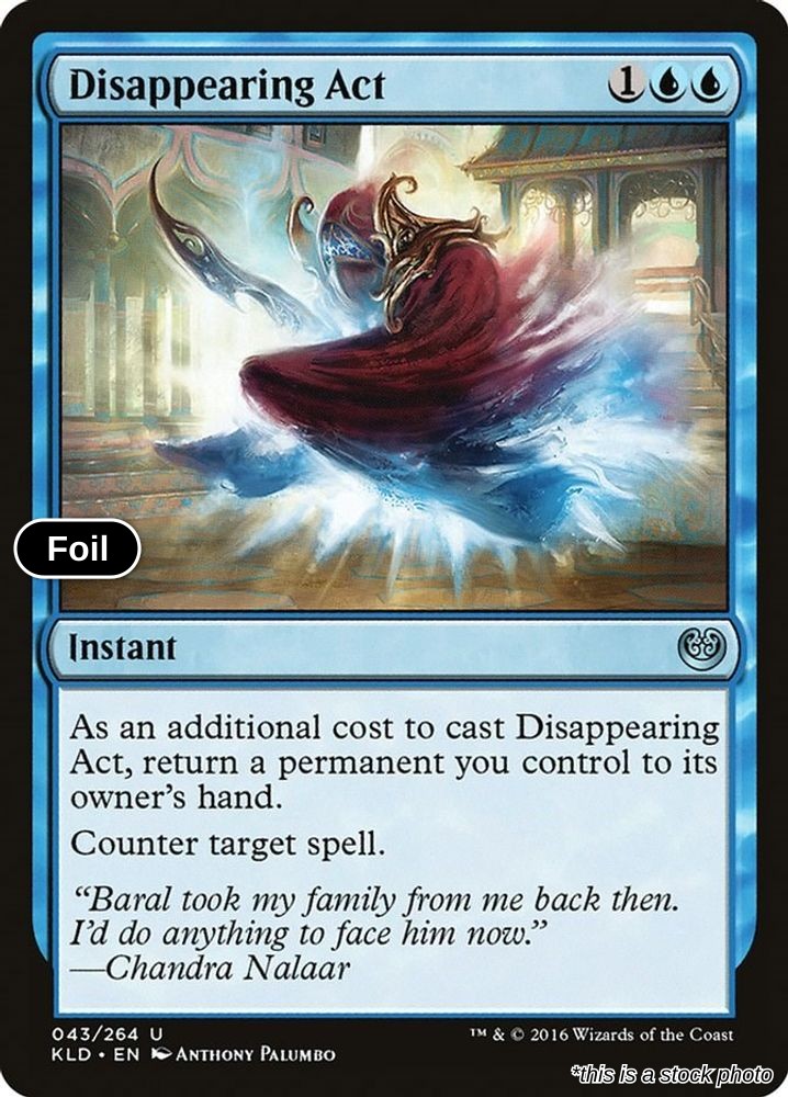 Disappearing Act