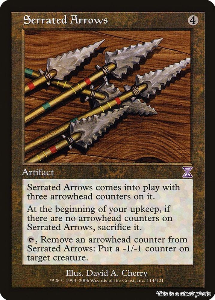 Serrated Arrows