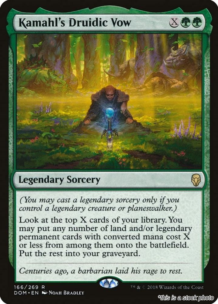 Kamahl's Druidic Vow