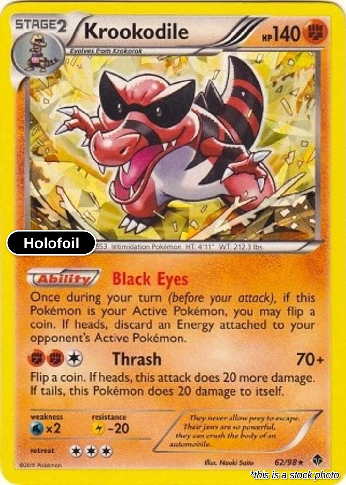 Krookodile - 62/98 (BW Emerging Powers)