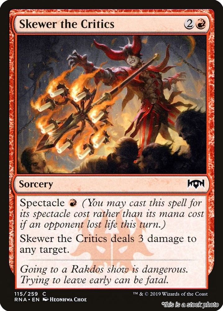 Skewer the Critics