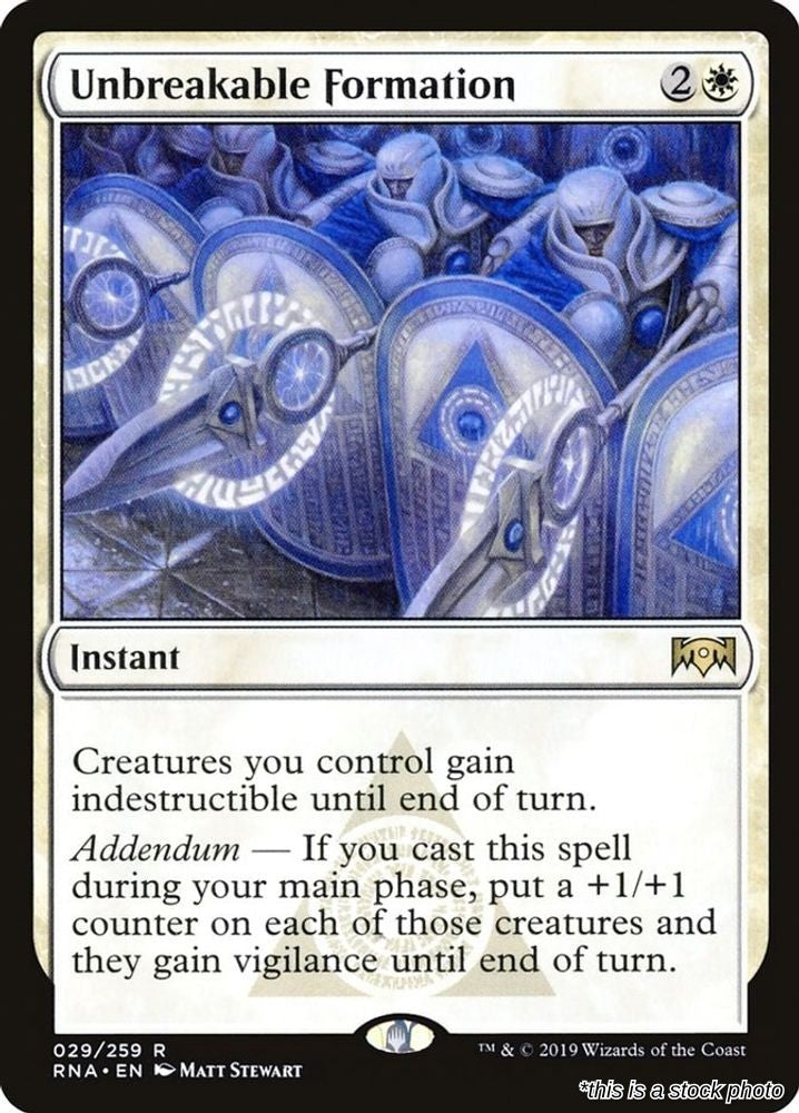 Unbreakable Formation