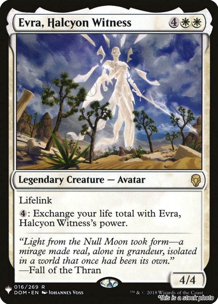 Evra, Halcyon Witness