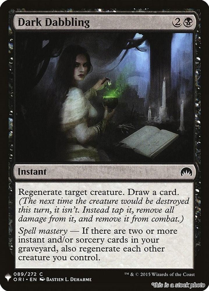 Dark Dabbling