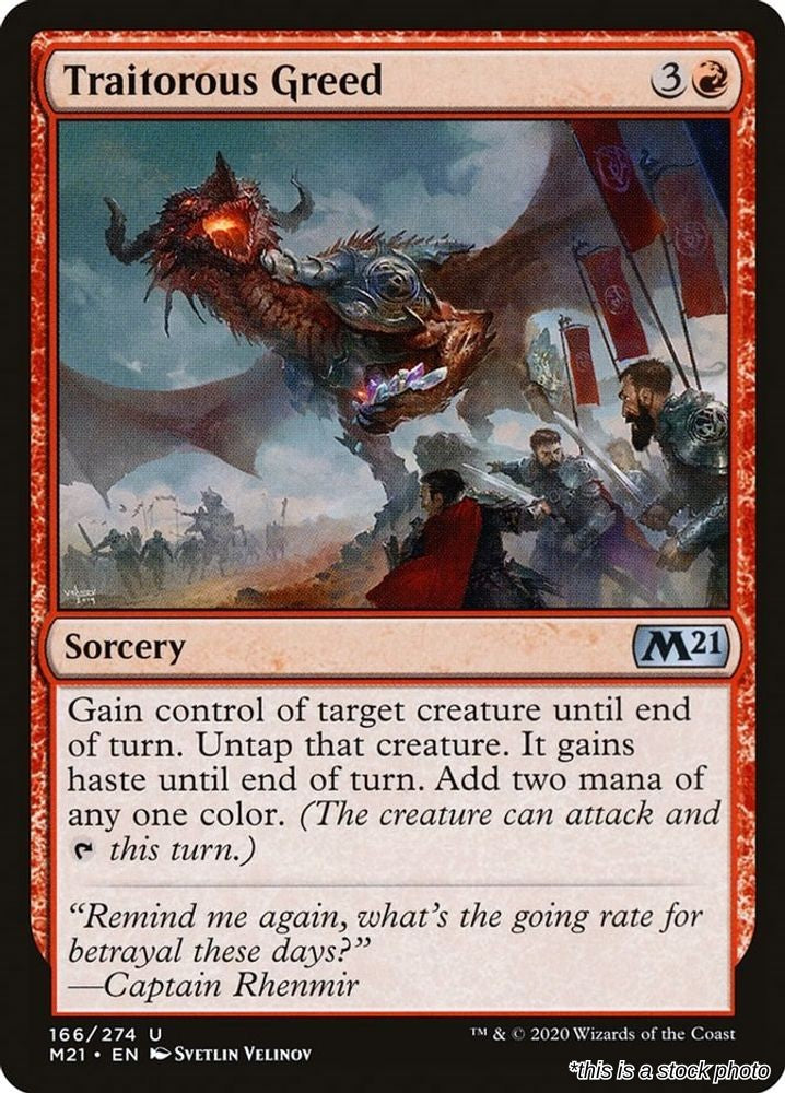 Traitorous Greed