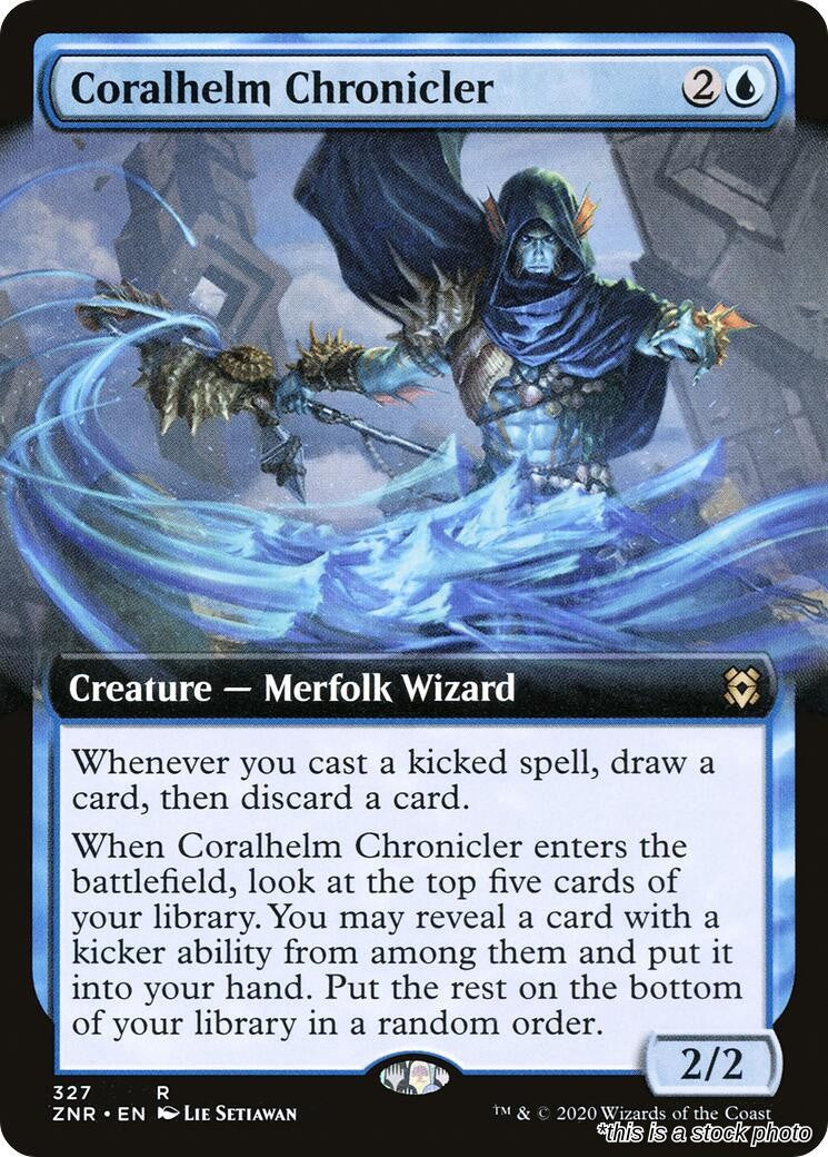 Coralhelm Chronicler (Extended Art)