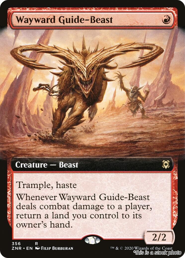 Wayward Guide-Beast (Extended Art)