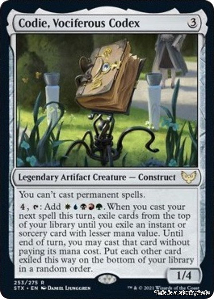 Codie, Vociferous Codex