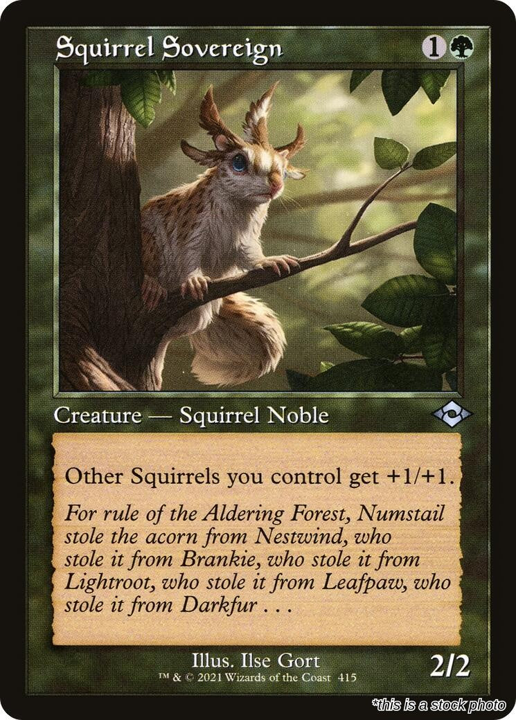 Squirrel Sovereign (Retro Frame)