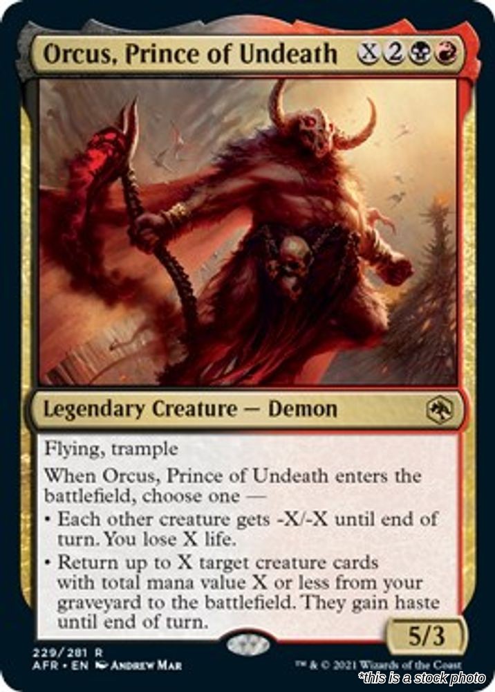 Orcus, Prince of Undeath