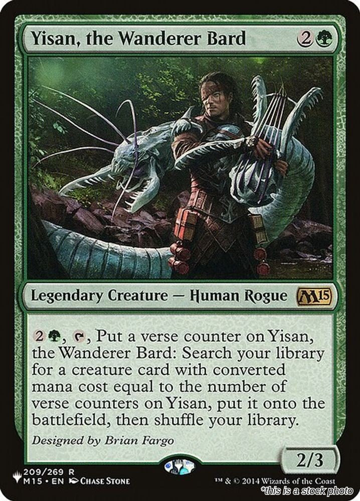 Yisan, the Wanderer Bard