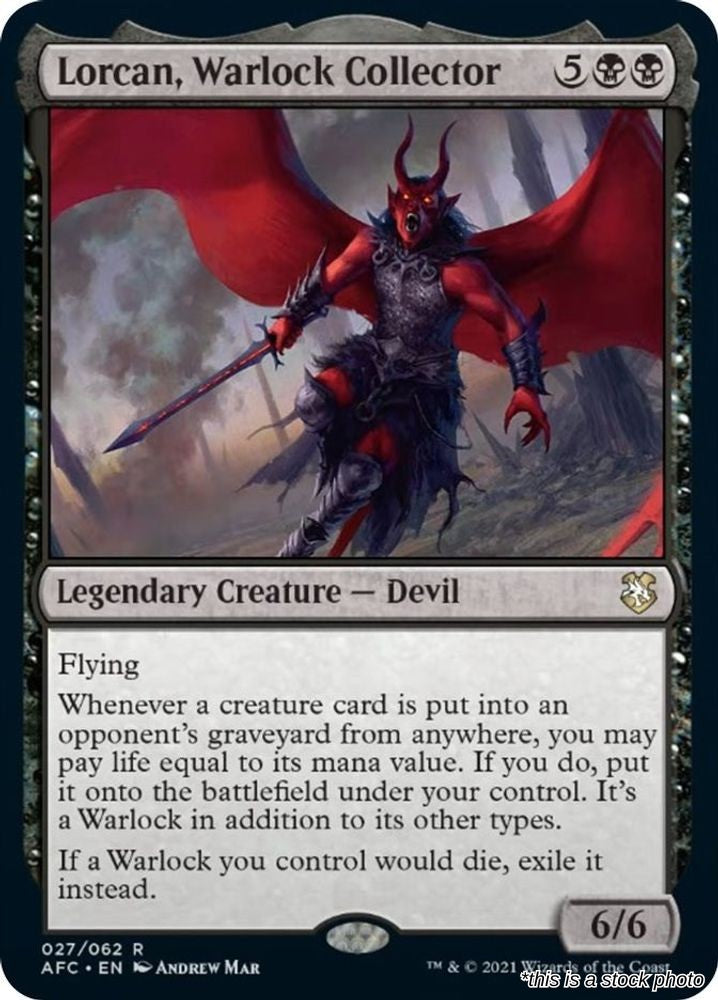 Lorcan, Warlock Collector