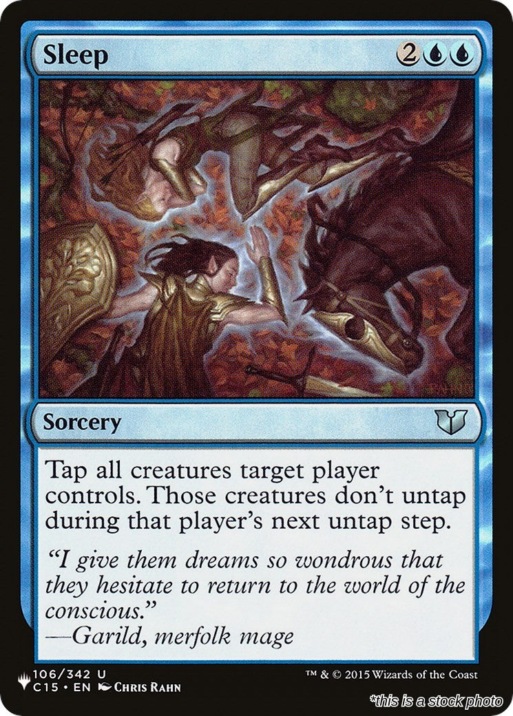 Sleep (C15)