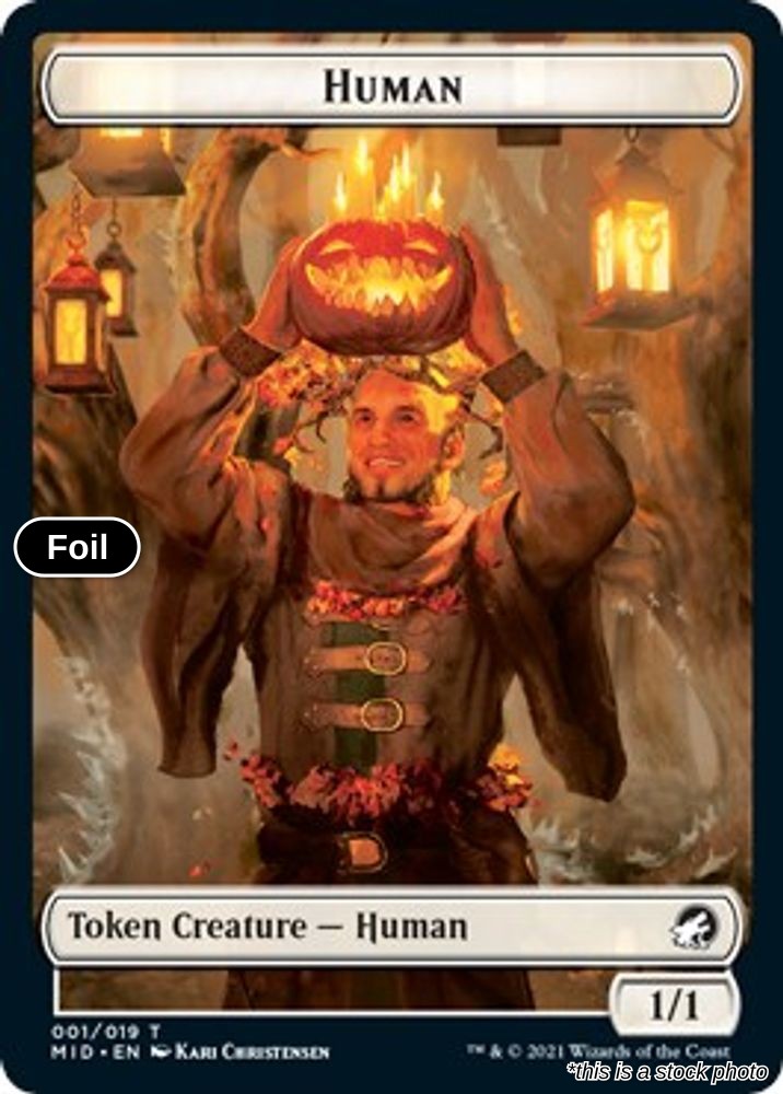 Human // Bat Double-Sided Token
