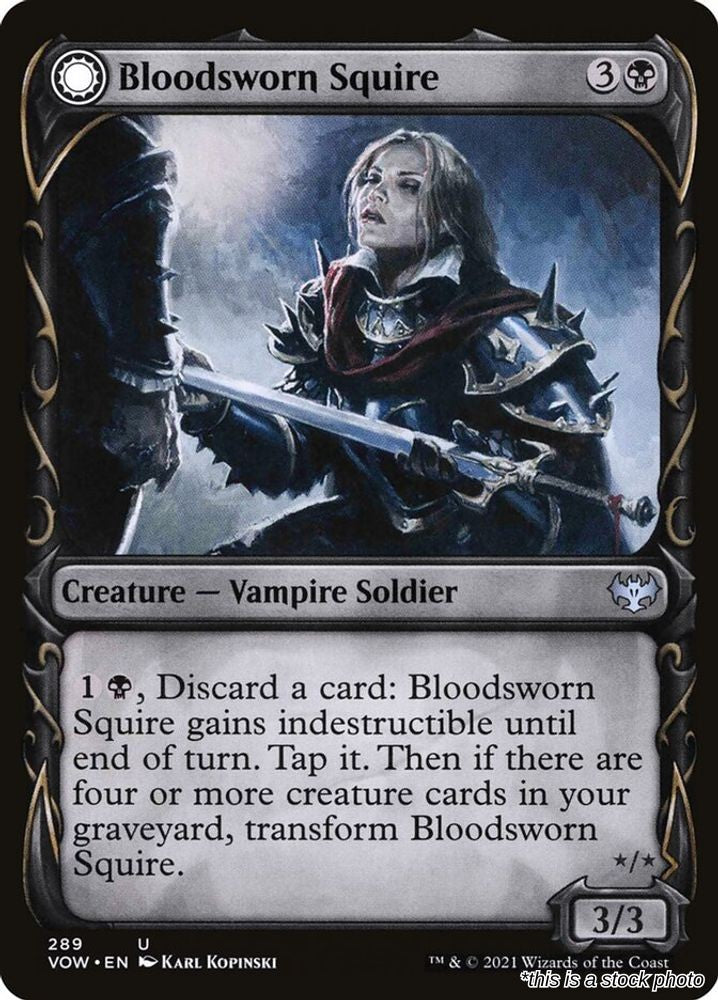 Bloodsworn Squire (Showcase)
