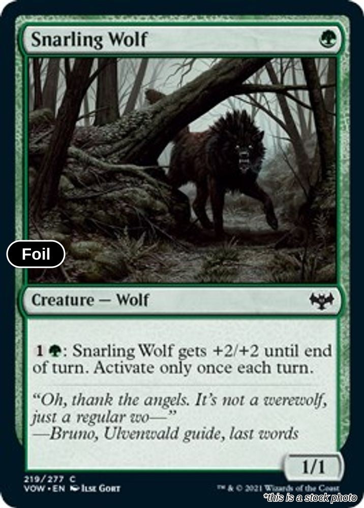 Snarling Wolf