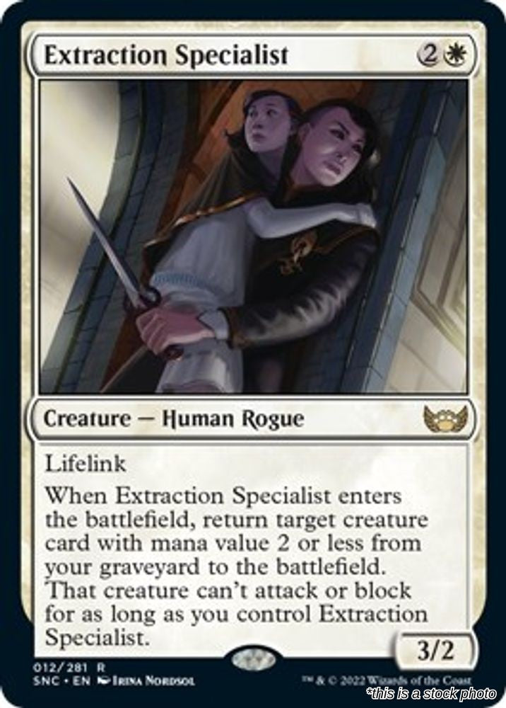 Extraction Specialist