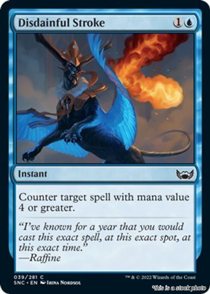 Disdainful Stroke