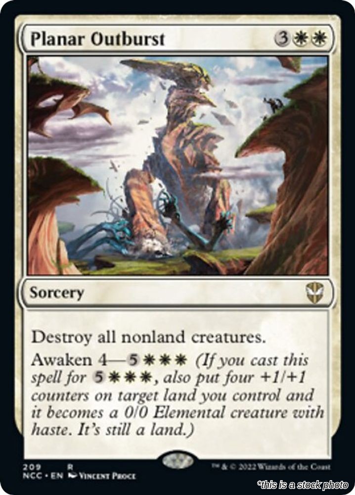 Planar Outburst