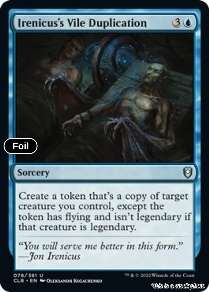 Irenicus's Vile Duplication