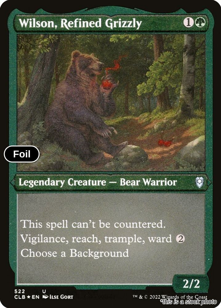 Wilson, Refined Grizzly (Foil Etched)