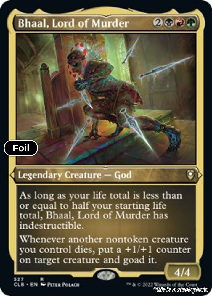 Bhaal, Lord of Murder (Foil Etched)
