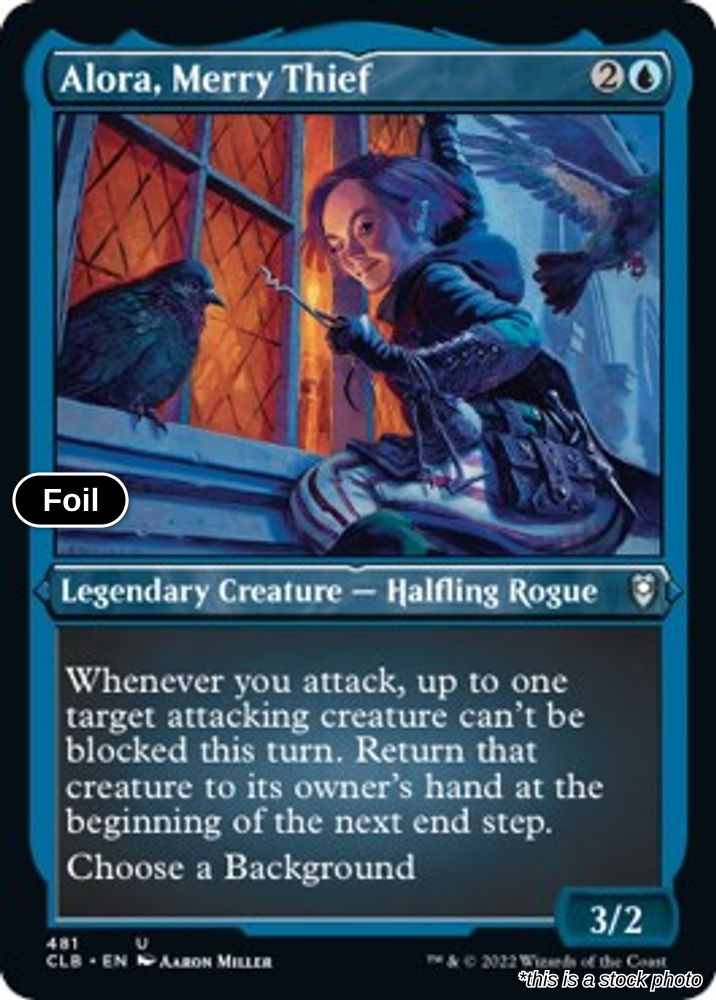 Alora, Merry Thief (Foil Etched)