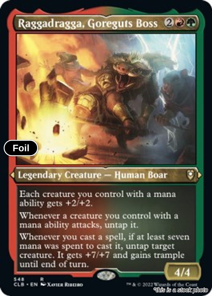 Raggadragga, Goreguts Boss (Foil Etched)