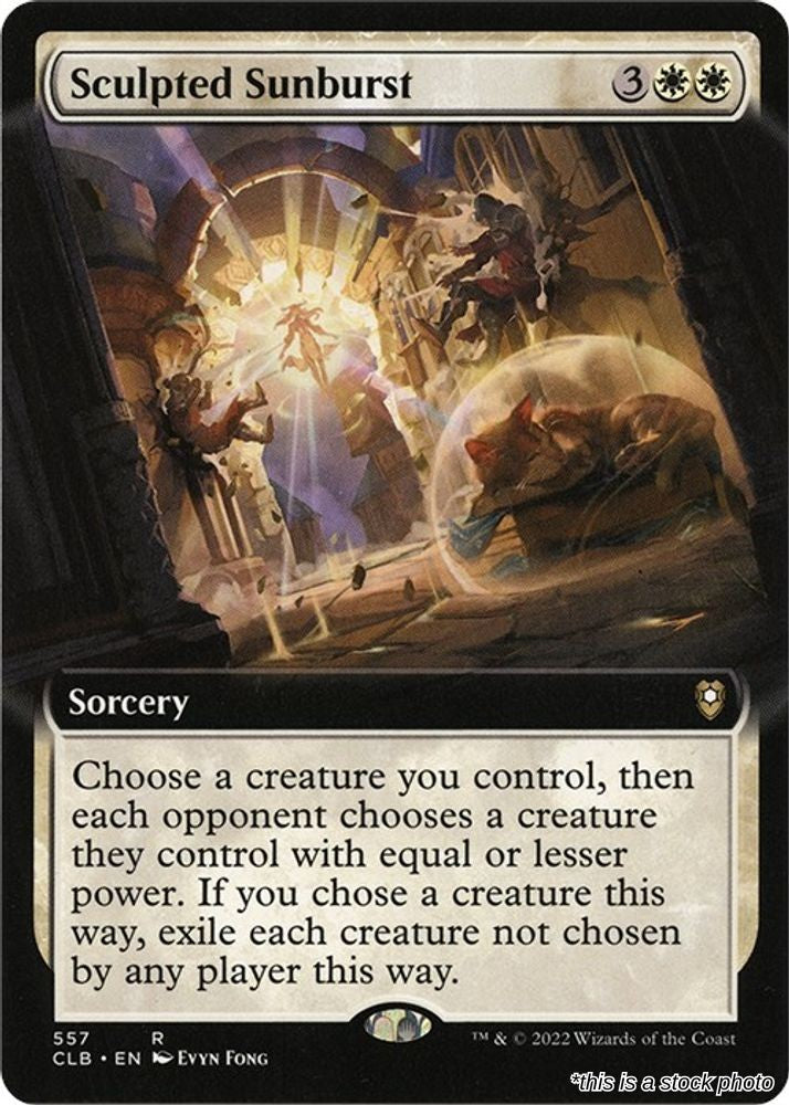 Sculpted Sunburst (Extended Art)