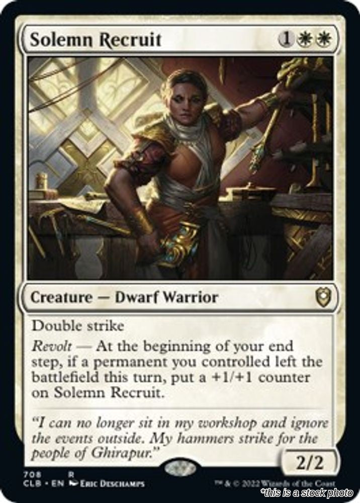 Solemn Recruit