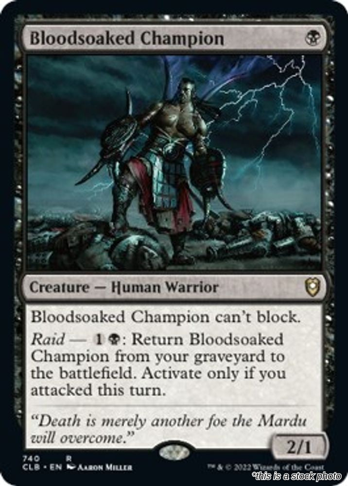 Bloodsoaked Champion