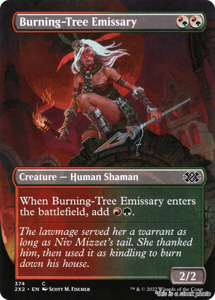 Burning-Tree Emissary (Borderless)