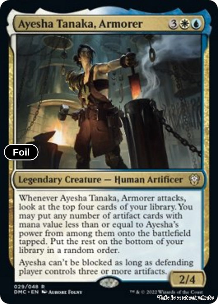 Ayesha Tanaka, Armorer