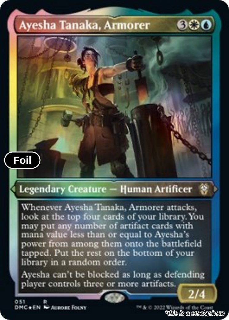 Ayesha Tanaka, Armorer (Foil Etched)