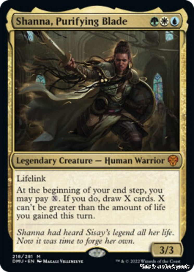 Shanna, Purifying Blade