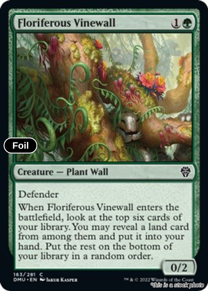 Floriferous Vinewall