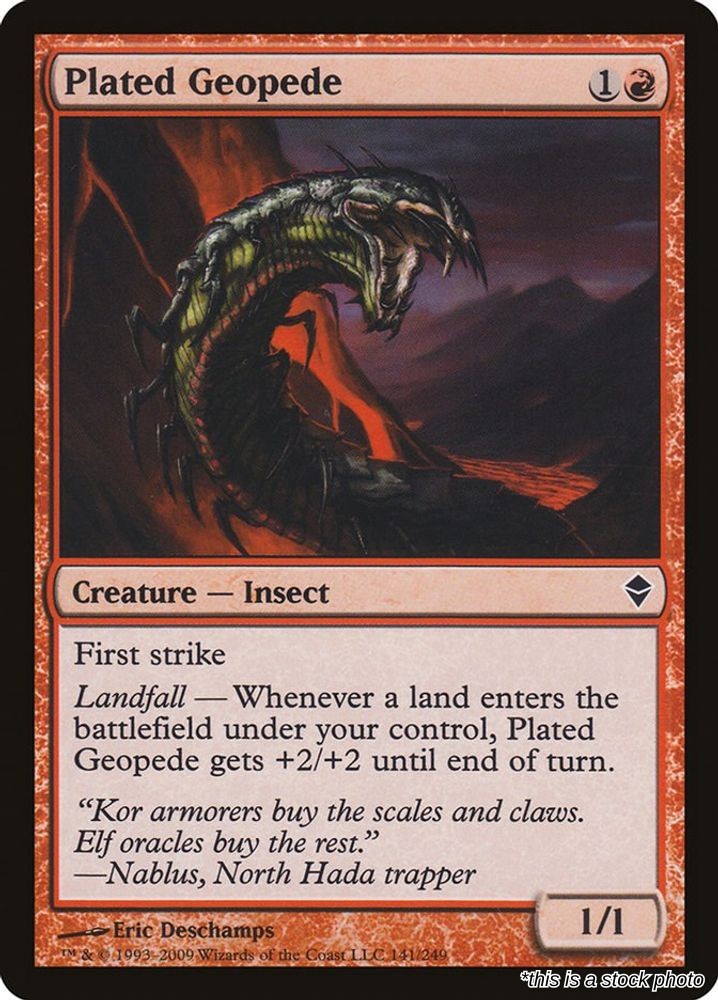 Plated Geopede