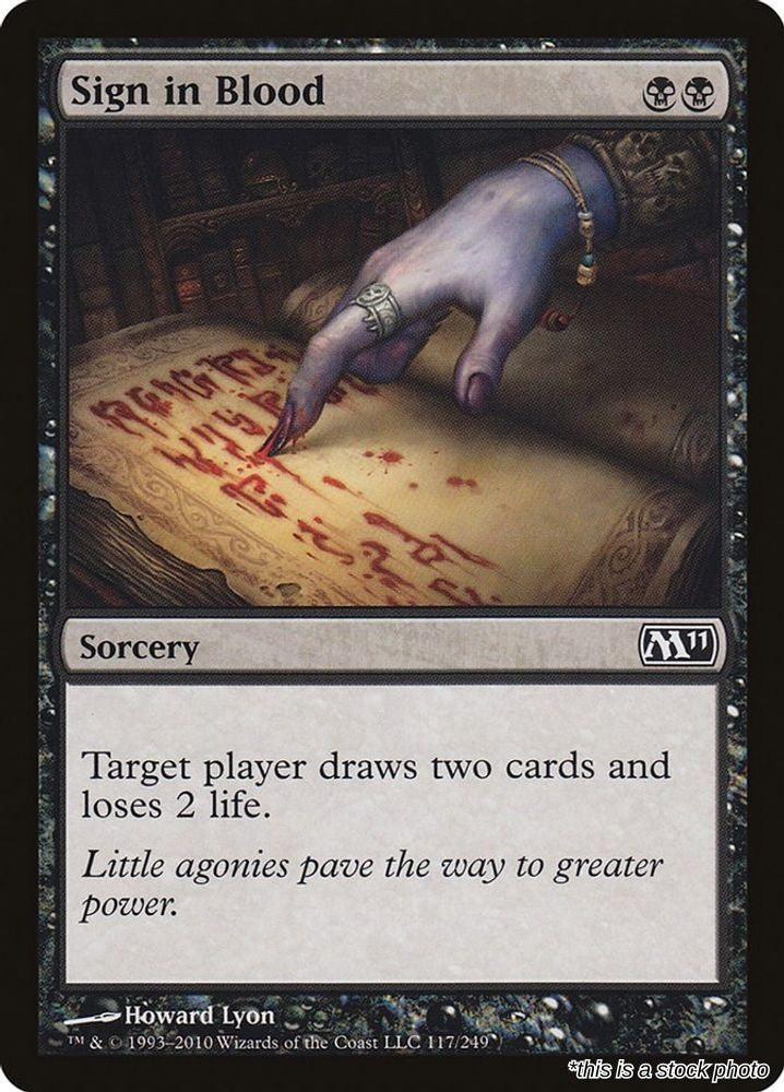Sign in Blood