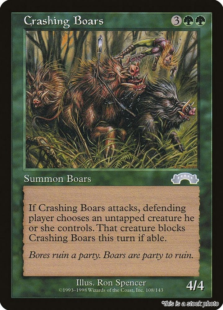 Crashing Boars
