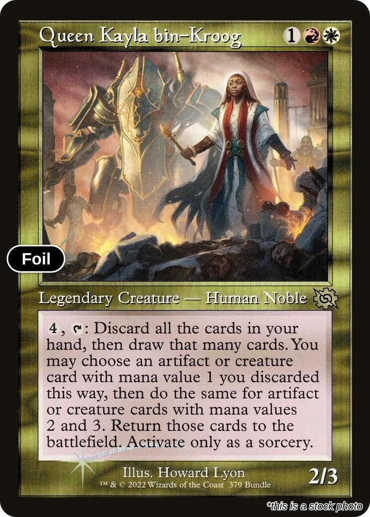 Queen Kayla bin-Kroog (Retro Frame) (BRO Bundle)