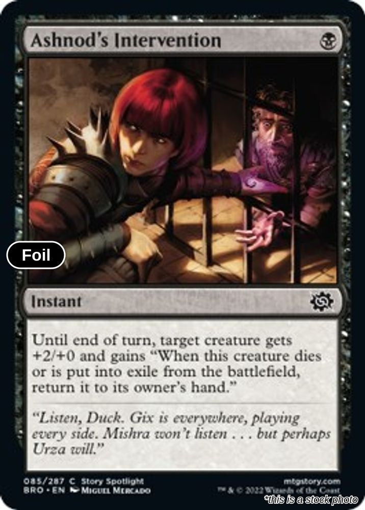 Ashnod's Intervention