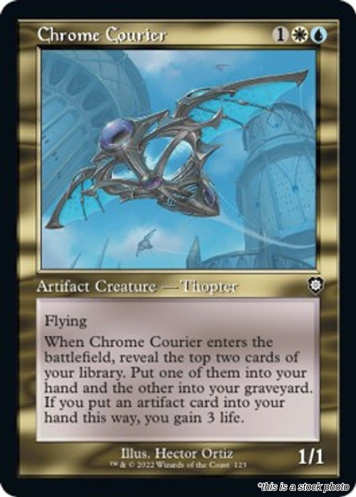 Chrome Courier (Retro Frame)