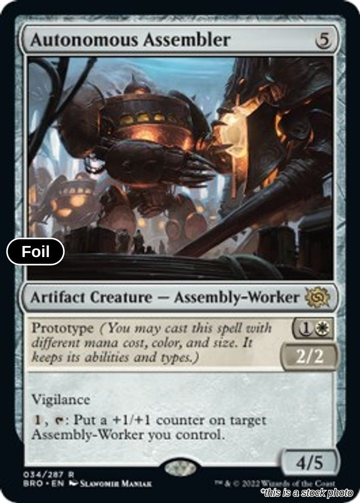 Autonomous Assembler