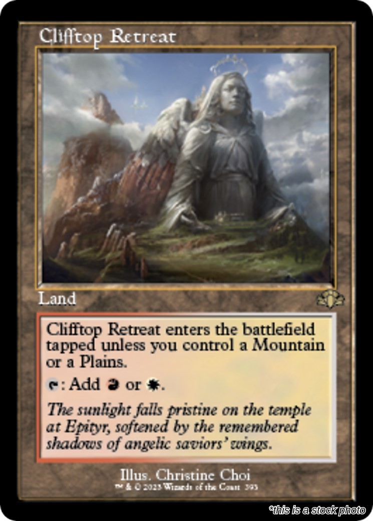 Clifftop Retreat (Retro Frame)