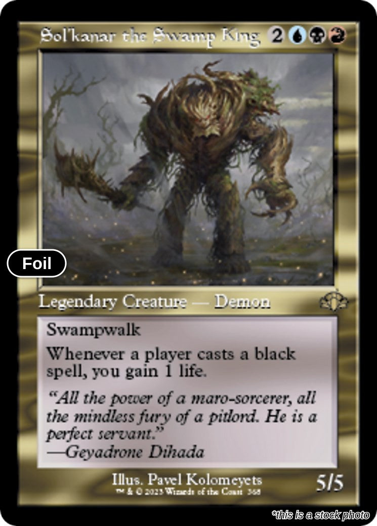 Sol'kanar the Swamp King (Retro Frame)