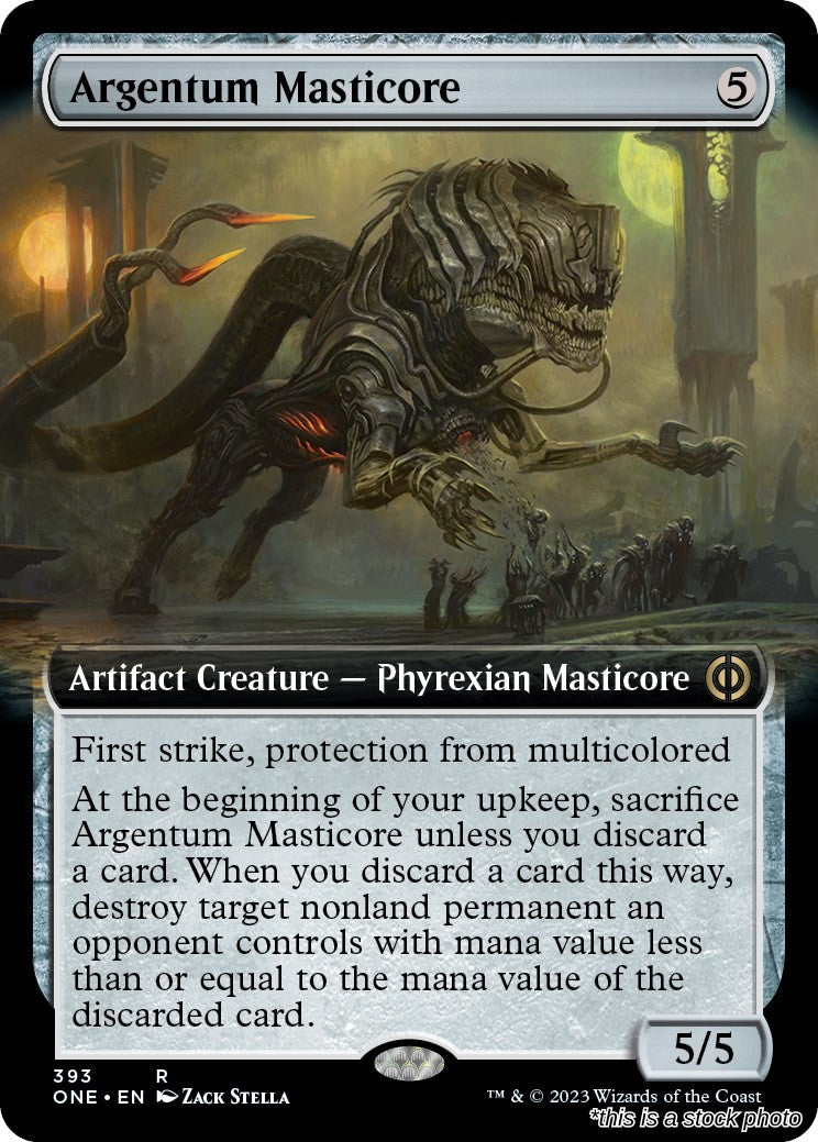 Argentum Masticore (Extended Art)