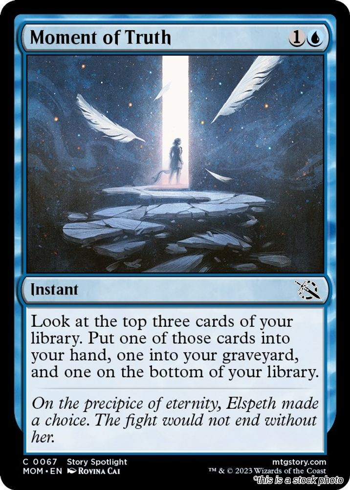 Moment of Truth
