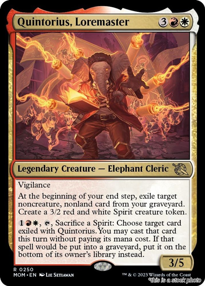 Quintorius, Loremaster