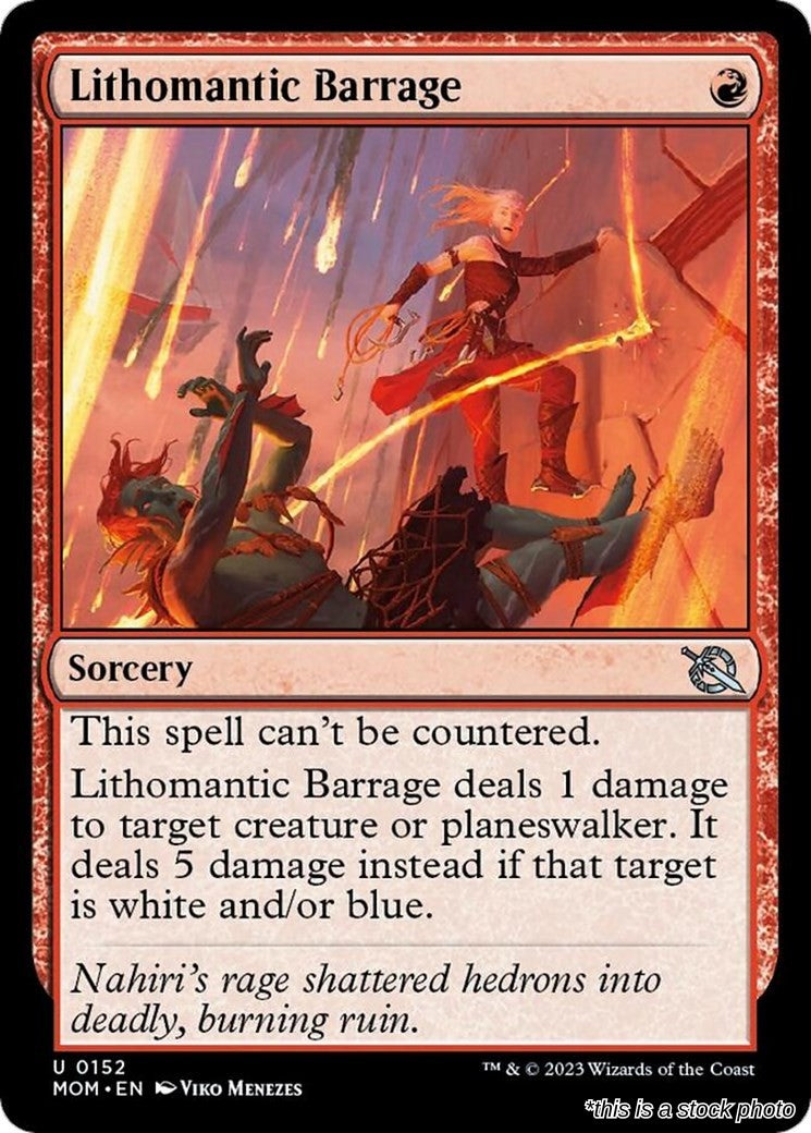Lithomantic Barrage